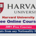 Harvard University Free Online Courses 2023-24 with Certificates