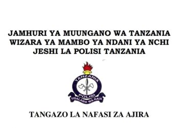 Nafasi Za Kazi Katika Jeshi La Police Tanzania