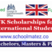 UK Scholarships for International Students 2024-25 (Fully Funded)