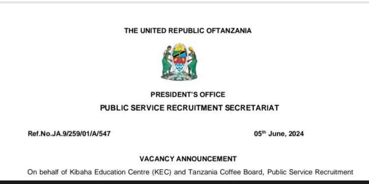 UTUMISHI: Job Opportunities at Utumishi Tanzania June 2024