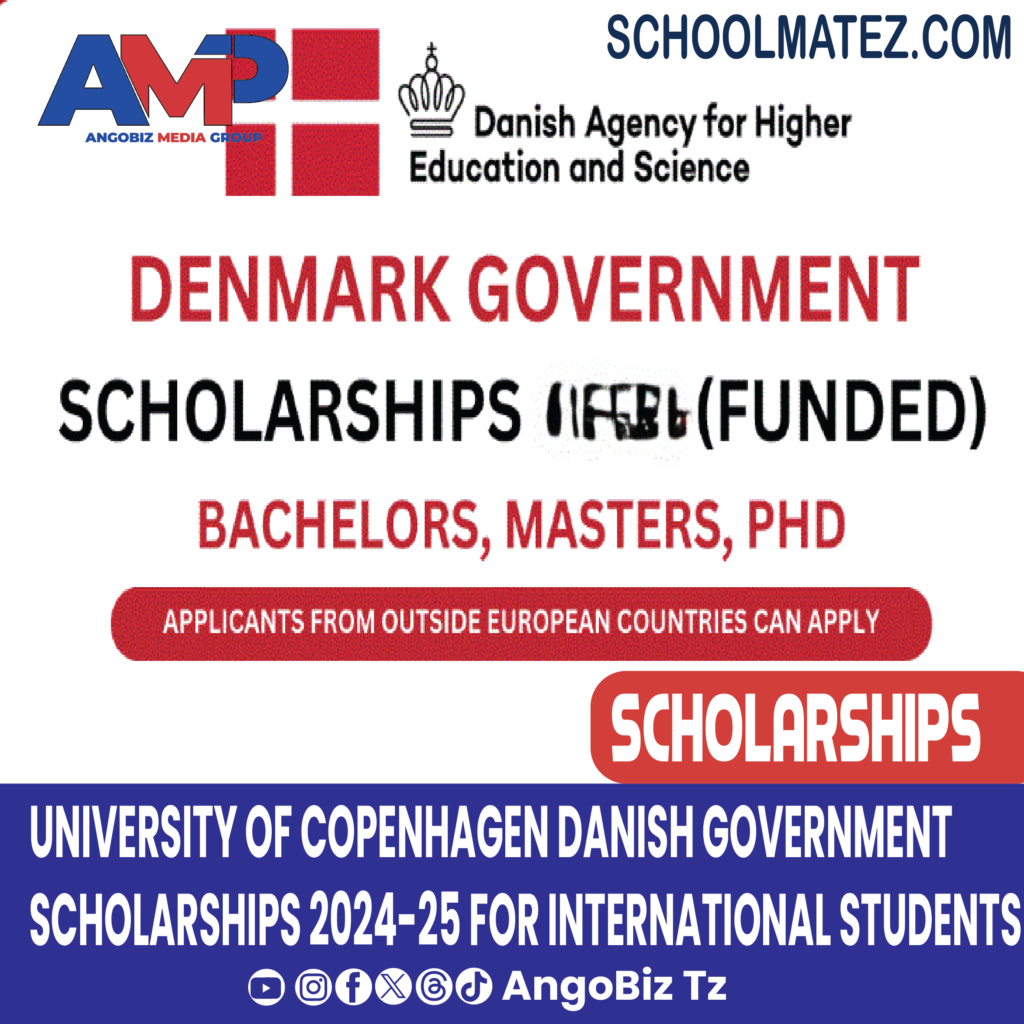 University of Copenhagen Danish Government Scholarships 202425 (Funded